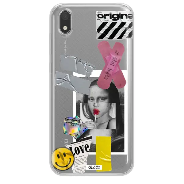 Mona Lisa Street Style Huawei Honor 8S Clear TPU Case
