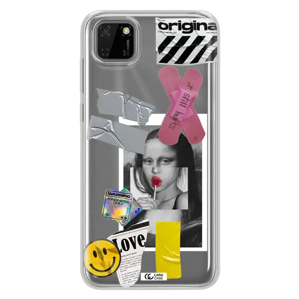 Mona Lisa Street Style Huawei Honor 9S Clear TPU Case