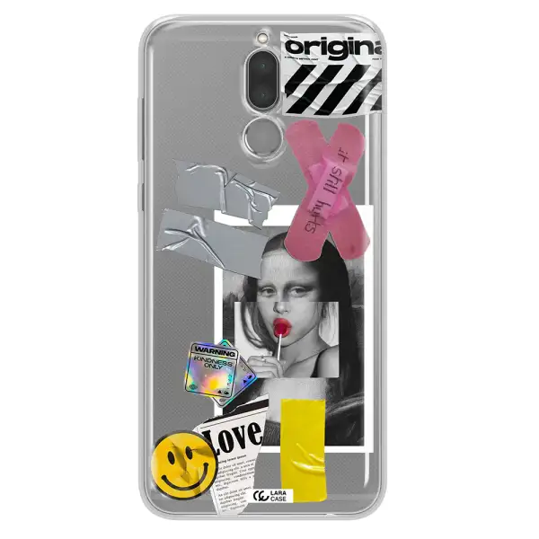 Mona Lisa Street Style Huawei Mate 10 Lite Clear TPU Case