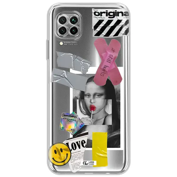 Mona Lisa Street Style Huawei Nova 7I Clear Tpu Case