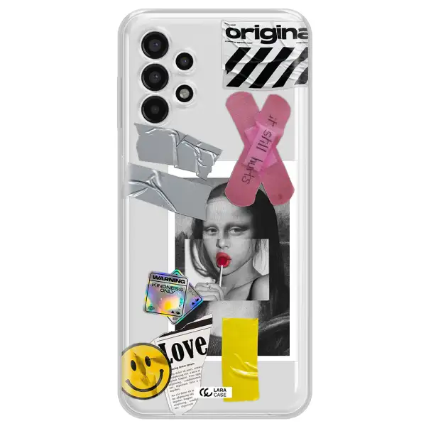 Mona Lisa Street Style Samsung A13 4g Clear TPU Case