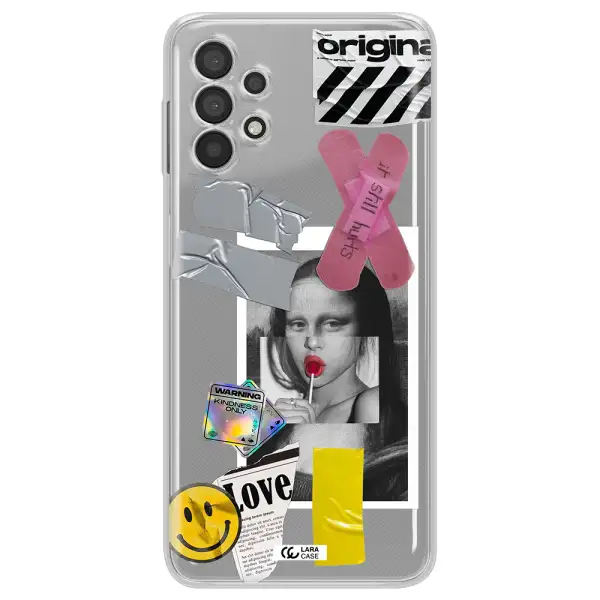 Mona Lisa Street Style Samsung A32 4G Clear Tpu Case