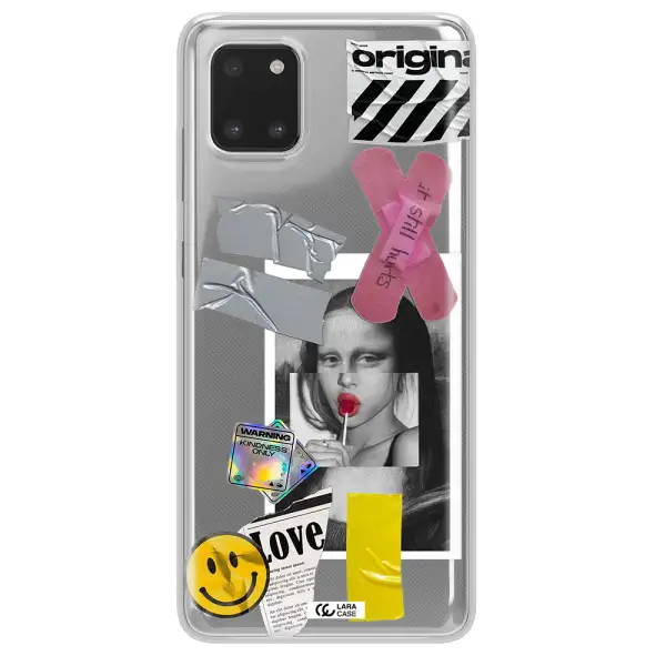 Mona Lisa Street Style Samsung A81 Clear TPU Case