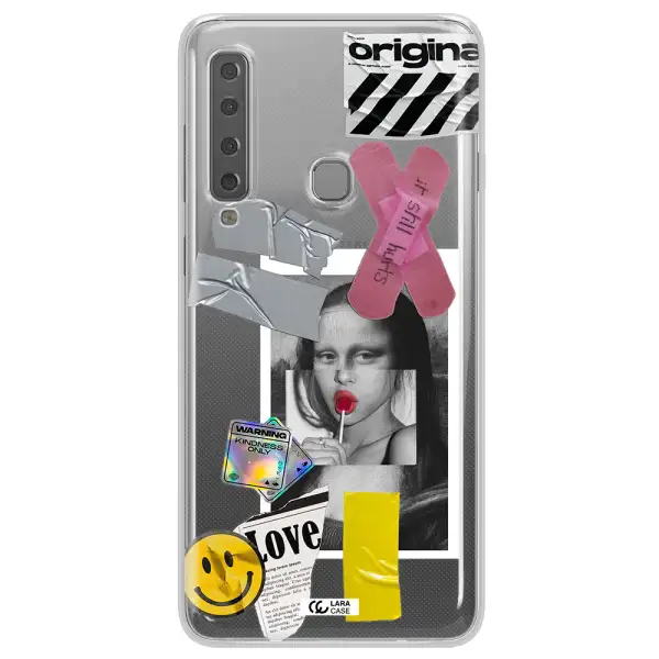 Mona Lisa Street Style Samsung A9 2018 Clear TPU Case
