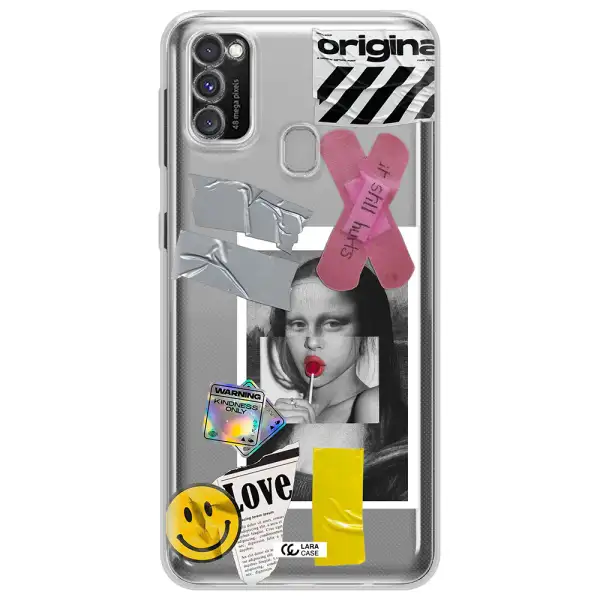 Mona Lisa Street Style Samsung M30S Clear TPU Case