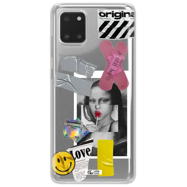Mona Lisa Street Style Samsung Note 10 Lite Clear TPU Case