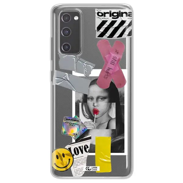 Mona Lisa Street Style Samsung S20 Fe Clear TPU Case