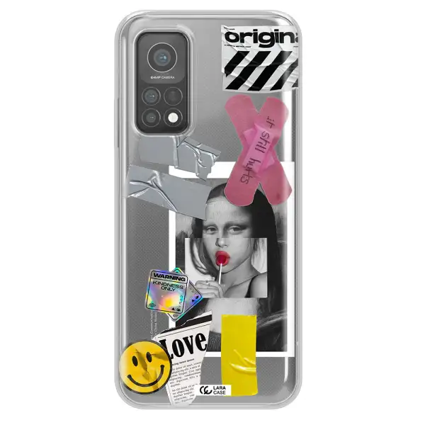 Mona Lisa Street Style Xiaomi Mi 10 T Pro Clear TPU Case