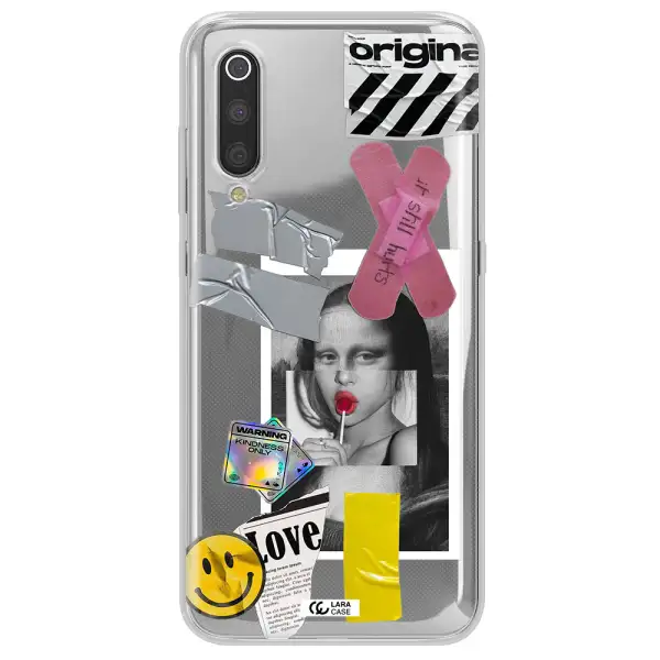 Mona Lisa Street Style Xiaomi Mi 9 Clear TPU Case