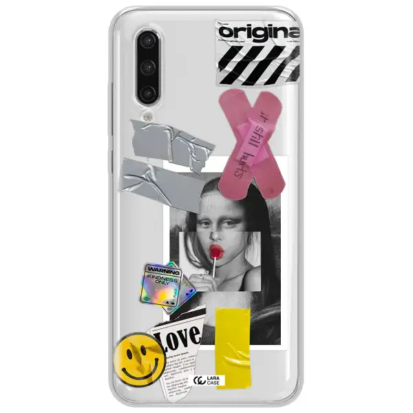 Mona Lisa Street Style Xiaomi Mi 9 Lite Clear Tpu Case