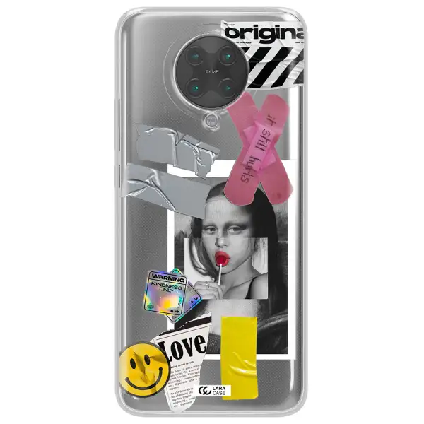Mona Lisa Street Style Xiaomi Poco F2 Pro Clear TPU Case