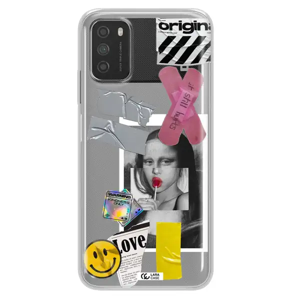 Mona Lisa Street Style Xiaomi Poco M3 Clear TPU Case