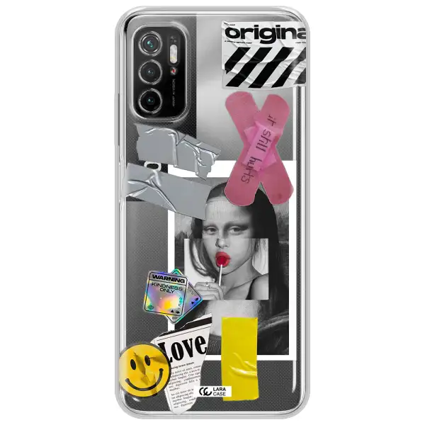 Mona Lisa Street Style Xiaomi Poco M4 Pro 5G Clear Tpu Case
