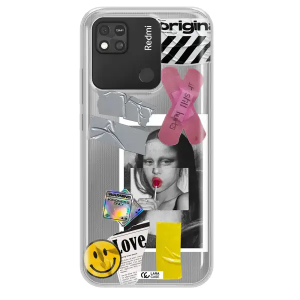 Mona Lisa Street Style Xiaomi Redmi 10A Clear TPU Case