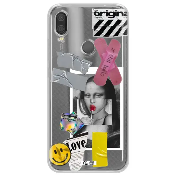 Mona Lisa Street Style Xiaomi Redmi Note 7 Clear TPU Case