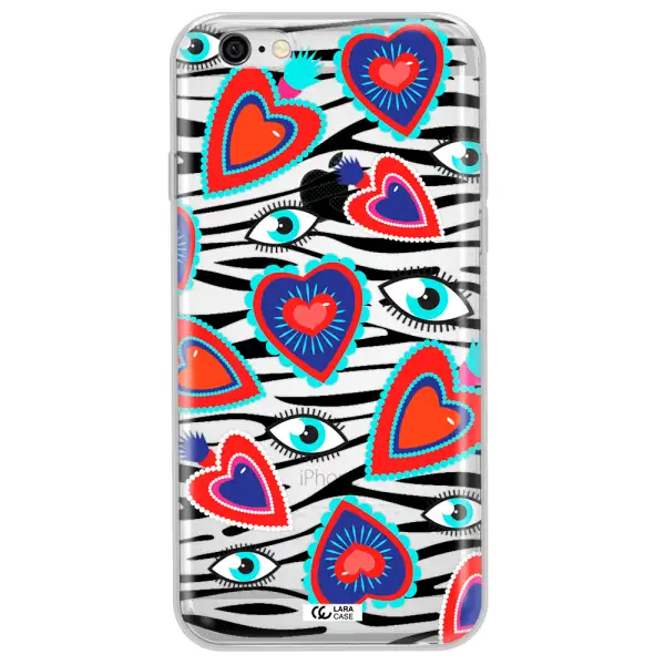 Eye Heart Apple iPhone 6 Clear TPU Case