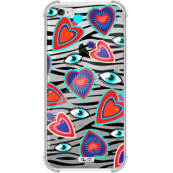Eye Heart Apple iPhone 6S Clear PC Case