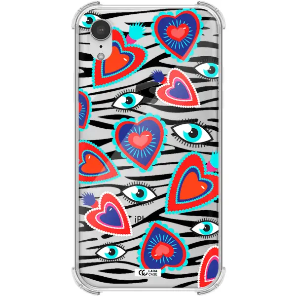 Eye Heart Apple iPhone XR Clear PC Case