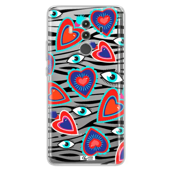 Eye Heart Huawei Mate 10 Clear TPU Case
