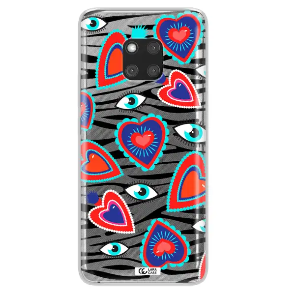 Eye Heart Huawei Mate 20 Pro Clear TPU Case