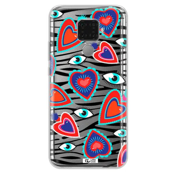 Eye Heart Huawei Mate 30 Lite Clear TPU Case