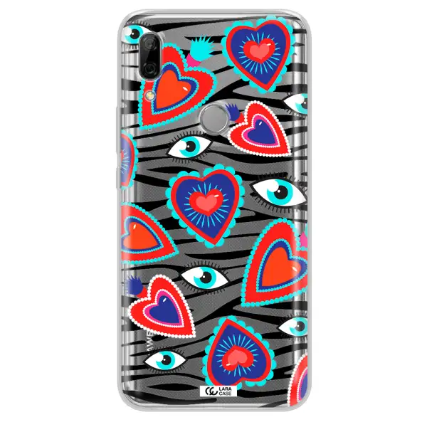 Eye Heart Huawei P Smart Z Clear TPU Case