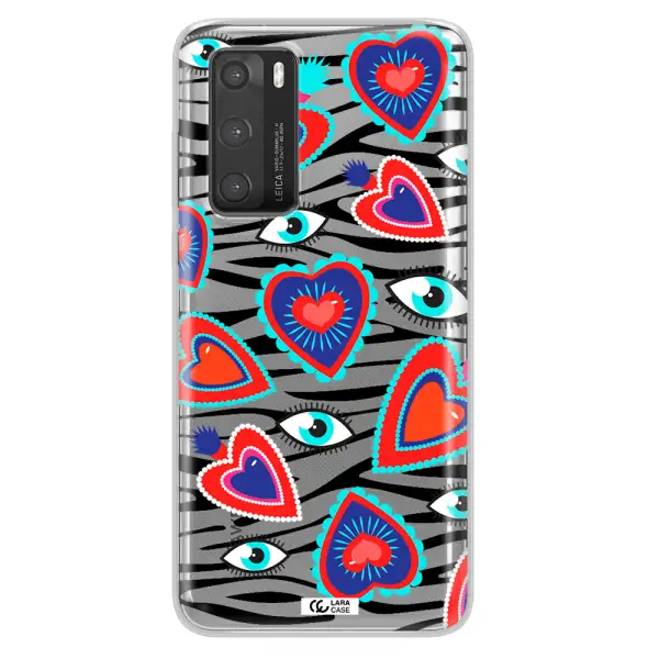 Eye Heart Huawei P40 Clear TPU Case