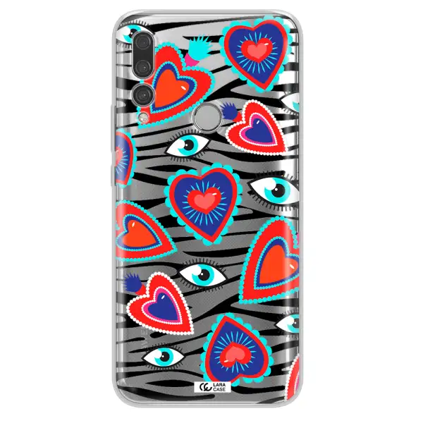 Eye Heart Huawei Y9 Prime 2019 Clear TPU Case