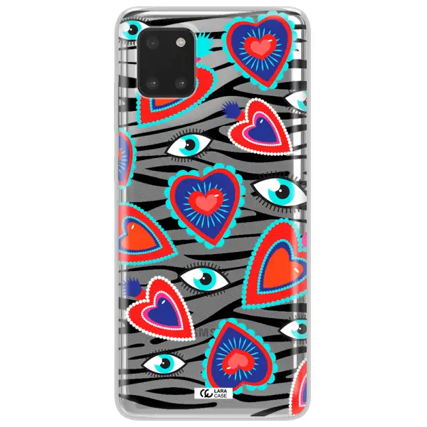 Eye Heart Samsung Note 10 Lite Clear TPU Case