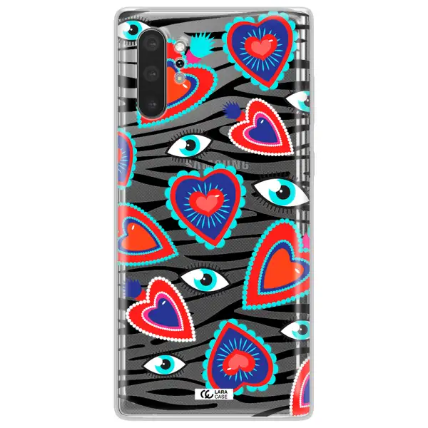 Eye Heart Samsung Note 10 Plus Clear TPU Case