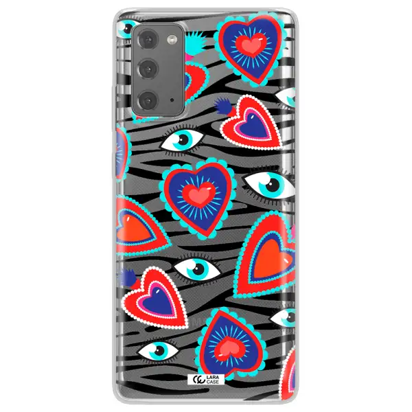Eye Heart Samsung Note 20 Clear TPU Case