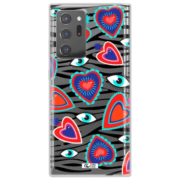 Eye Heart Samsung Note 20 Ultra Clear TPU Case