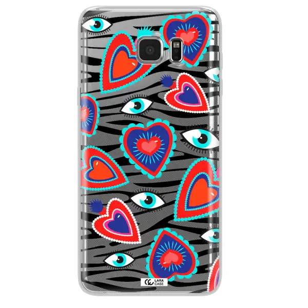 Eye Heart Samsung Note 5 Clear TPU Case