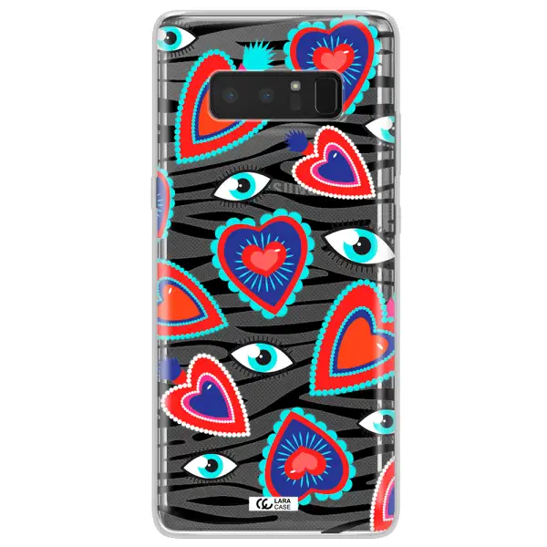 Eye Heart Samsung Note 8 Clear TPU Case