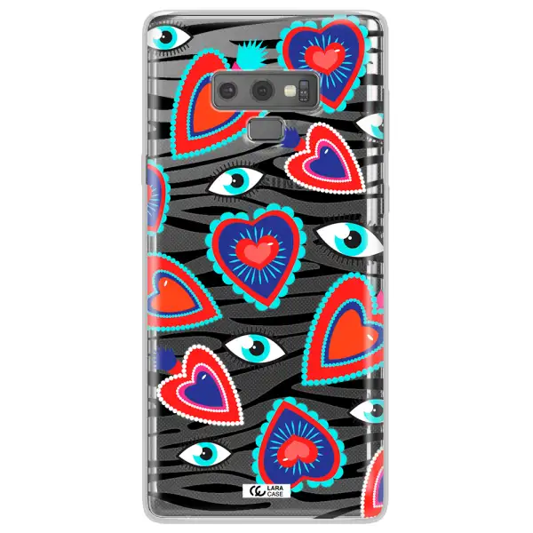 Eye Heart Samsung Note 9 Clear TPU Case