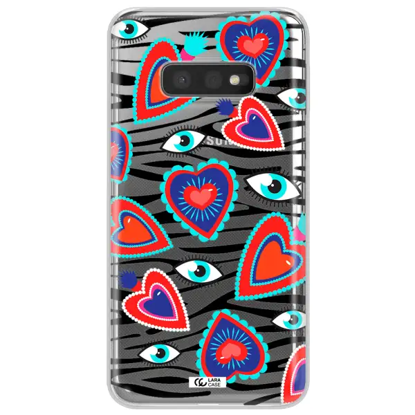 Eye Heart Samsung S10e Clear TPU Case