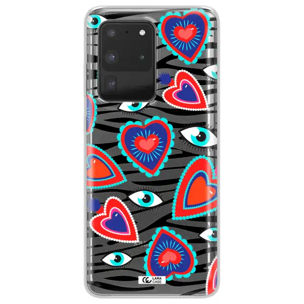 Eye Heart Samsung S20 Ultra Clear TPU Case
