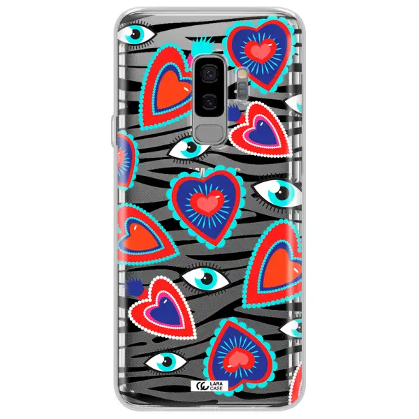 Eye Heart Samsung S9 Plus Clear TPU Case