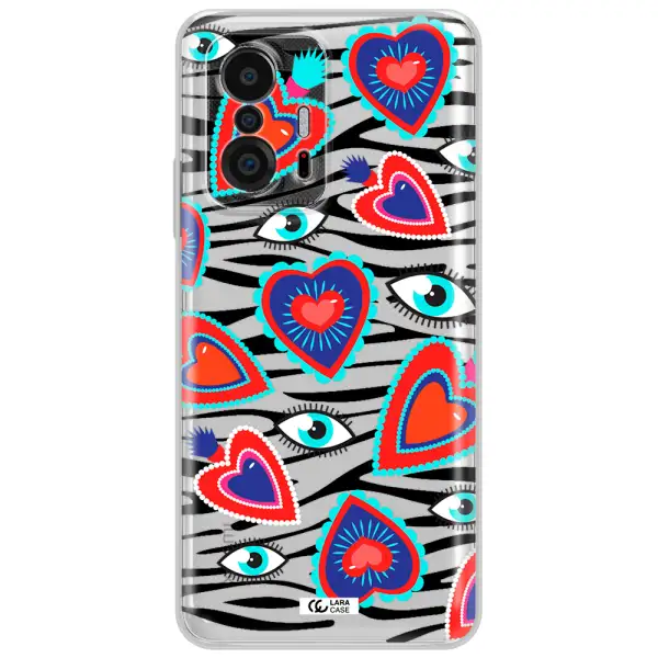 Eye Heart Xiaomi 11T Clear Tpu Case