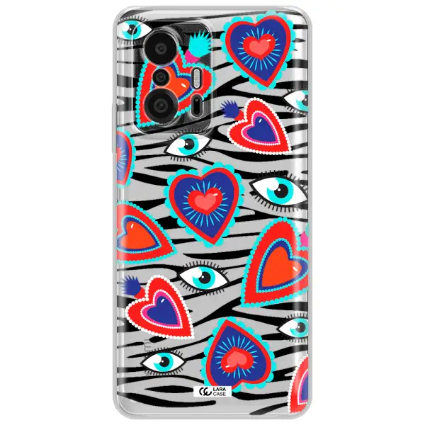 Eye Heart Xiaomi 11T Pro Clear Tpu Case