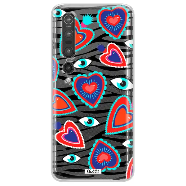 Eye Heart Xiaomi Mi 10 Pro Clear TPU Case