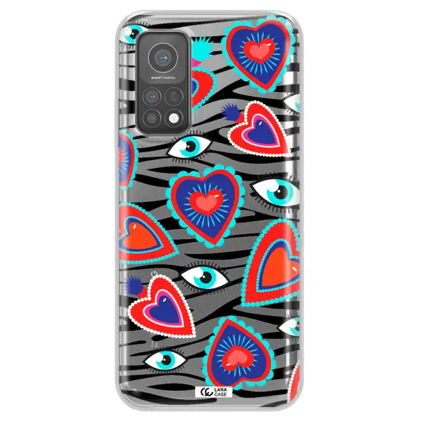 Eye Heart Xiaomi Mi 10 T Pro Clear TPU Case