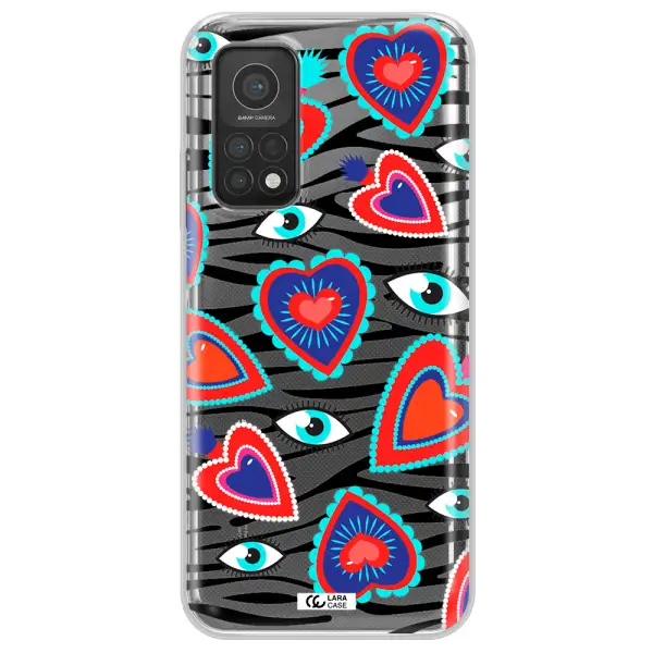 Eye Heart Xiaomi Mi 10T Clear TPU Case