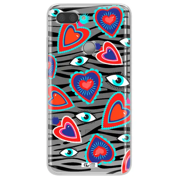 Eye Heart Xiaomi Mi 8 Lite Clear TPU Case