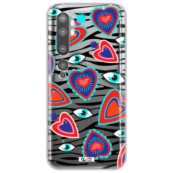 Eye Heart Xiaomi Mi Note 10 Clear TPU Case