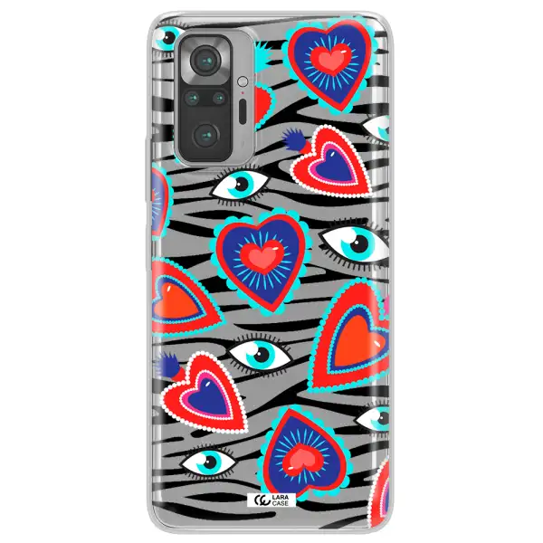 Eye Heart Xiaomi Note 10 Pro Clear TPU Case
