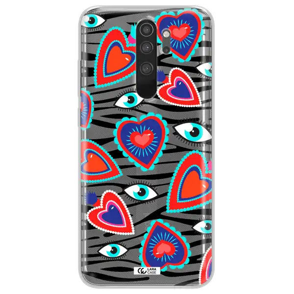 Eye Heart Xiaomi Note 8 Pro Clear TPU Case