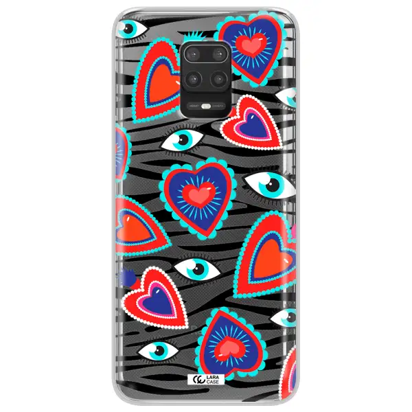 Eye Heart Xiaomi Note 9S Clear TPU Case