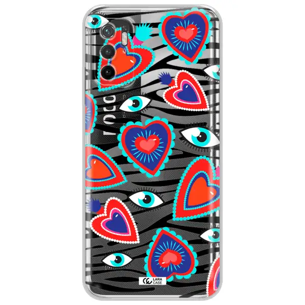 Eye Heart Xiaomi Poco M3 Pro Clear Tpu Case