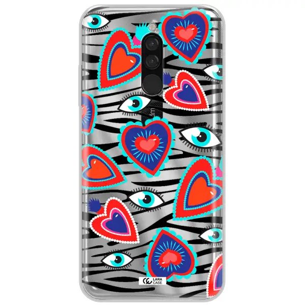 Eye Heart Xiaomi Redmi 8 Clear Tpu Case